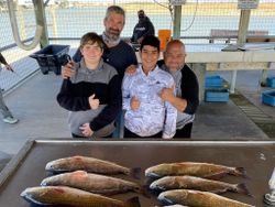 4 fish caught on a fishing trip in TX