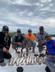 3 fishing angler people in Matagorda