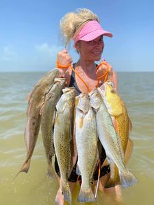 4 big fish caught fishing in Matagorda