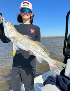 Angler with a 27-inch catch in Matagorda