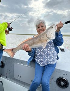 A redfish caught in Matagorda, Texas during a fishing trip.