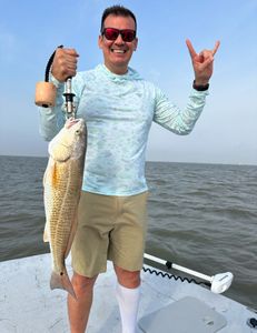Redfish caught while fishing in Matagorda