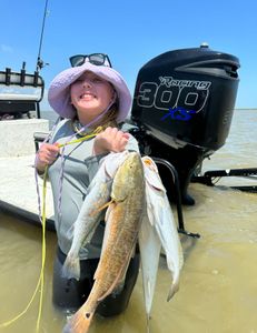 Two sockeye salmon caught in Matagorda while fishing