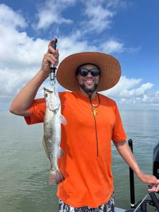 Speckled trout caught while fishing in Matagorda TX waters