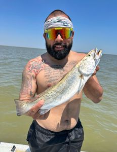 Spotted Weakfish caught in Matagorda, fishing