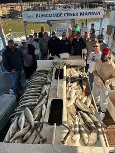 16 people enjoying a fishing trip in Kingston