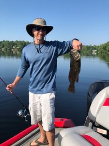 Two people fishing in New Hampshire