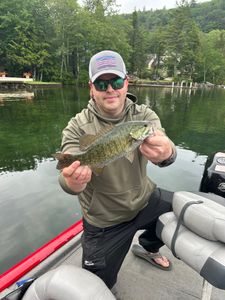 Smallmouth Bass caught while fishing in NH