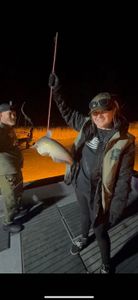 Two anglers with a catch in Lafitte