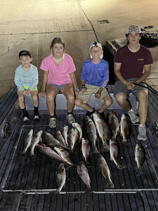 10 redfish caught in LA