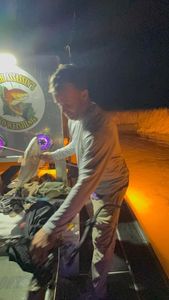 Angler fishing in LA