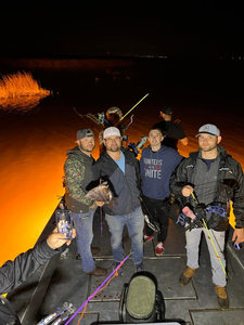 Four people fishing in LA