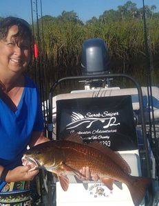 A lone angler fishing in Florida