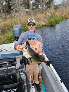 Two people fishing in Brooksville