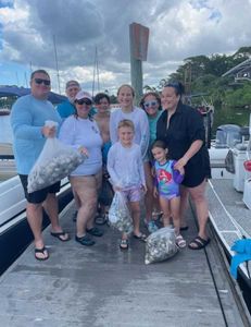 9 people fishing at Brooksville
