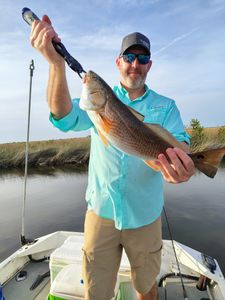 A person fishing in Brooksville