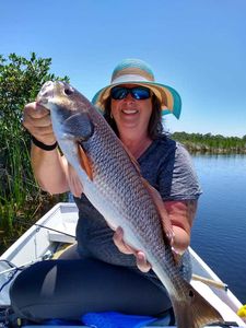 A lone angler fishing in Brooksville