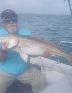 Redfish catch in Port Aransas Fishing Charter!