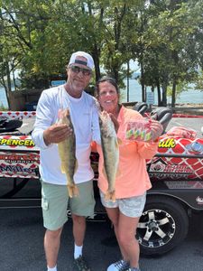 Two anglers fishing in Branson