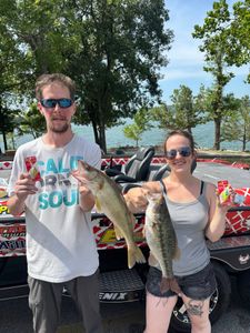 Two anglers fishing in Missouri