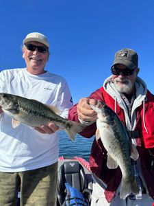 Three people fishing in Branson