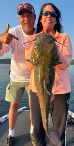 Flathead Catfish caught while fishing in Branson