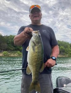 Smallmouth bass caught while fishing in Missouri