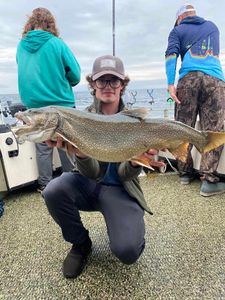 Angler fishing in NY