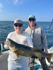 Sauger fish caught during fishing trip in Altmar