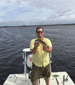 Lone angler fishing in FL