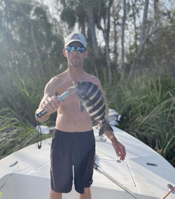 Angler with fishing rod in Old Town