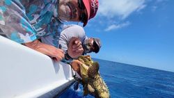 Single angler fishing in Emerald Isle