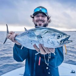 Single fisherman angling in MA