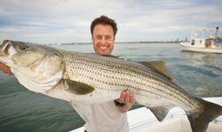 Striped bass caught during fishing trip in MA