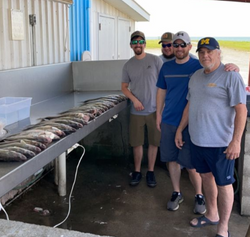 Four people fishing in MI
