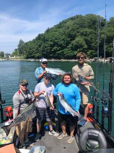 Salmon Fishing IN Lake Michigan