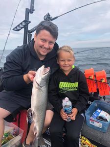 Nice Lake Trout in Lake Michigan