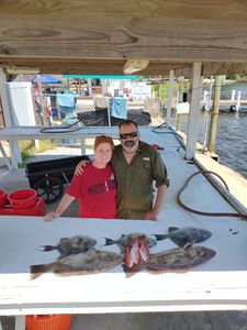 4 big fish caught while fishing in FL
