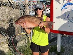 Lone angler fishing in Panama City Beach
