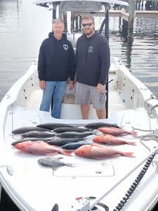 5 big fish caught on a fishing trip in Panama City Beach