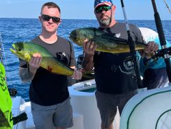 Two people fishing in Jupiter