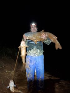 Night Catfishing in Oklahoma