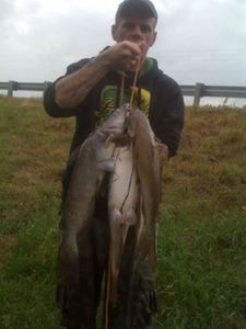 2 fish caught on Monkey Island