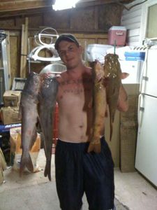 Two big fish caught while fishing in OK