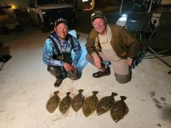 Port Isabel Flounder - Reeling In!