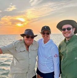 Three anglers fishing in TX