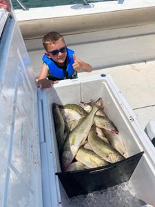 2 fishing in port clinton