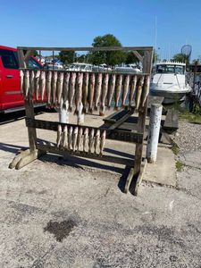Angler with fishing gear in OH