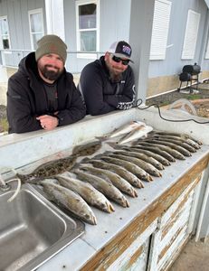 An action packed January day on artificial lures!