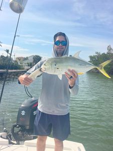 Crevalle Jack, 26-inch fish caught by one person in Holmes Beach
